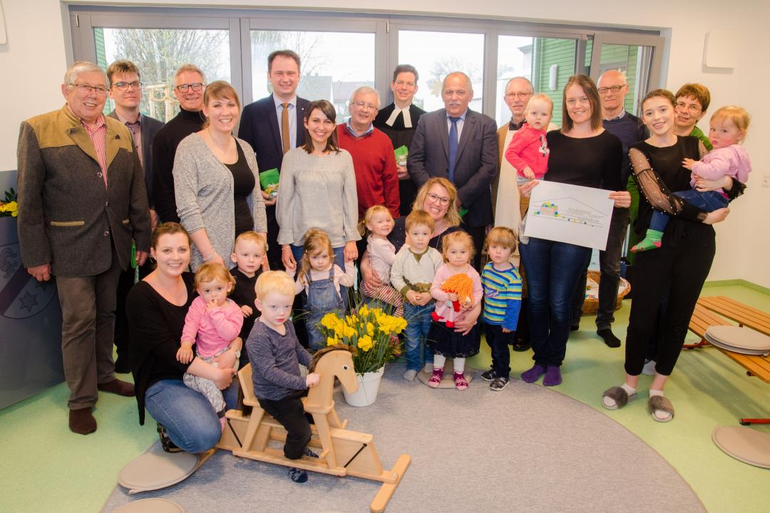 Einweihung der Kinderkrippe Schretzheim