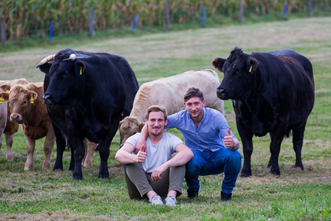 Die Brüder Benedikt (links) und Michael Steinle.