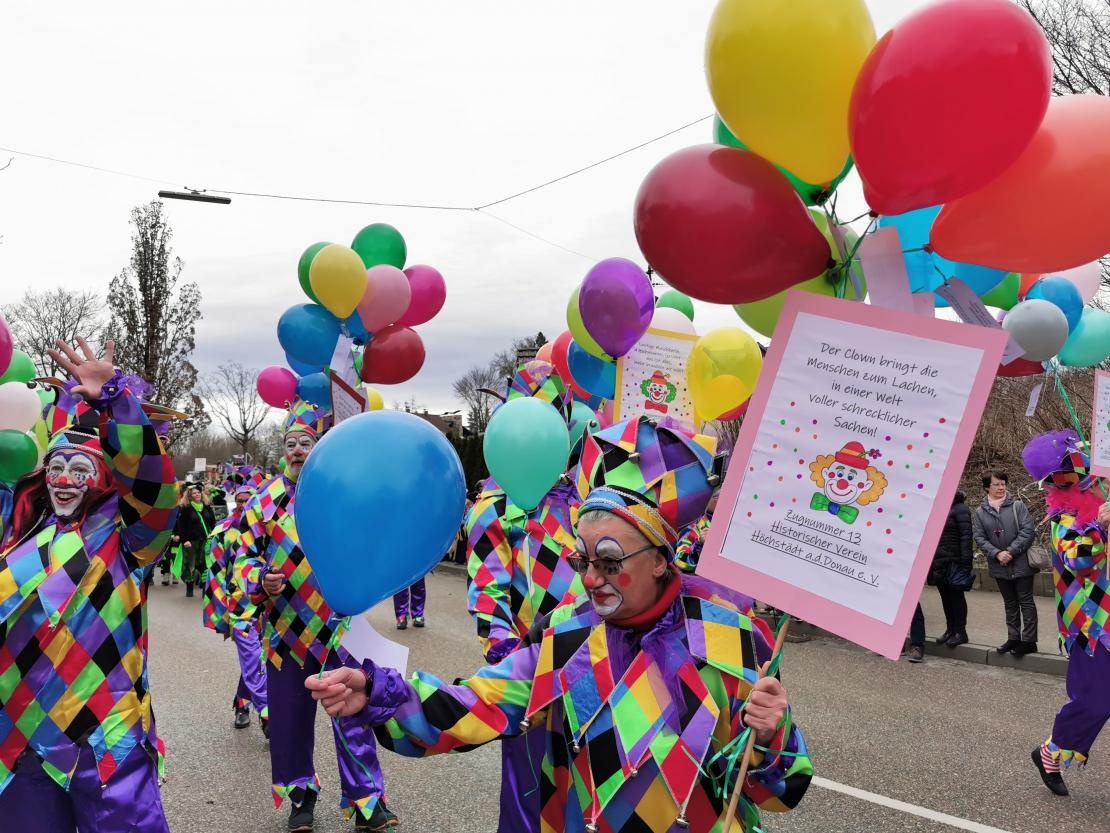 Faschingsumzug Höchstädt 2020
