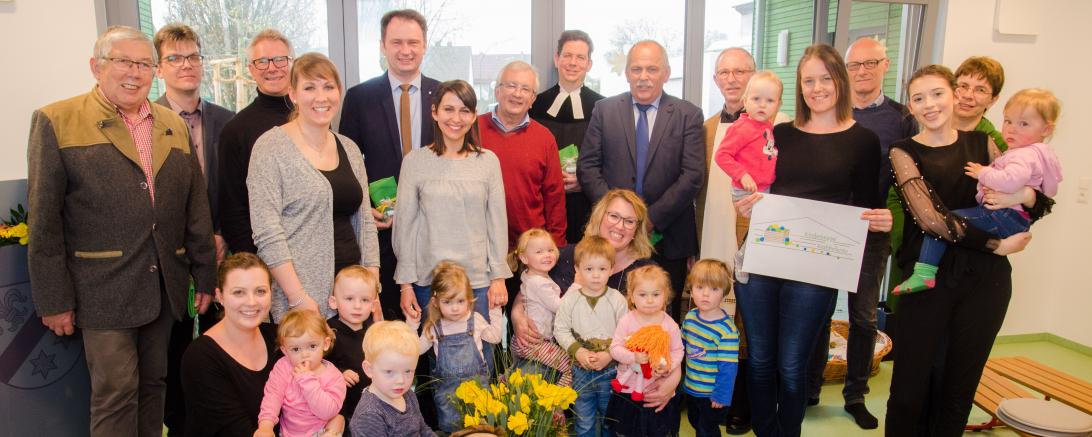 Einweihung der Kinderkrippe Schretzheim