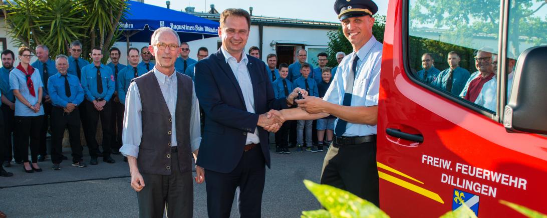 Segnung Feuerwehr Dillingen