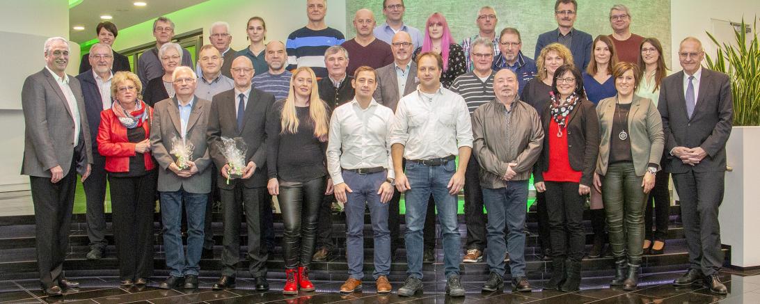 Mitarbeiterehrung Grünbeck