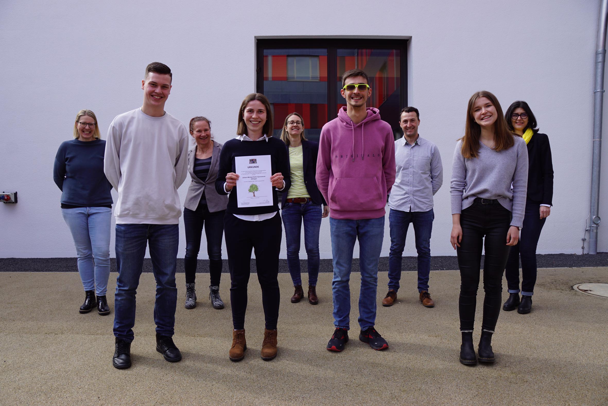 Corona-Auszeichnung für Sailer-Gymnasium |Dillingen|Dillingen-Aktuell